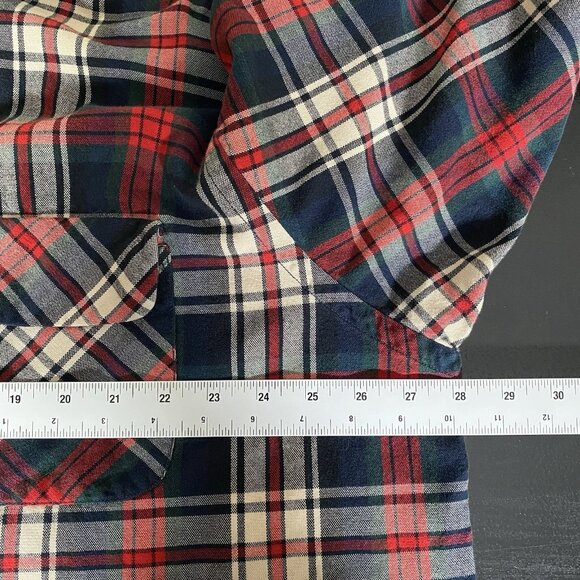 Vintage Polo Ralph Lauren Ski Camp Loop Shirt Men's XXL Red Tartan Plaid Flannel - Picture 14 of 16